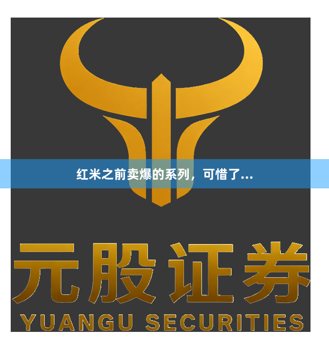 红米之前卖爆的系列，可惜了...