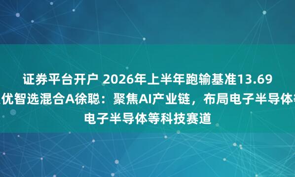 证券平台开户 2026年上半年跑输基准13.69%！信澳聚优智选混合A徐聪：聚焦AI产业链，布局电子半导体等科技赛道